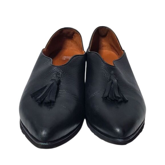 L’Amour Des Pieds Black Point Toe Leather Flats Sz 6 Comfort Dressy Casual - Picture 2 of 10